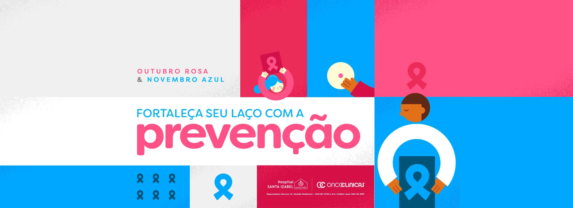 Outubro Rosa e Novembro Azul 2024